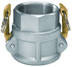 NPT Female to QuickConnect Female Coupling - High-Quality Hydraulic Fitting for Industrial & Agricultural Equipment