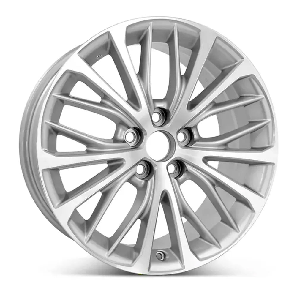 18 Inch Toyota Camry Wheel Replacement - Machined Silver Replica Rim 75221 A 4261106F80 | Perfect for Car Upgrades, Custom Builds & Vehicle Restoration Projects