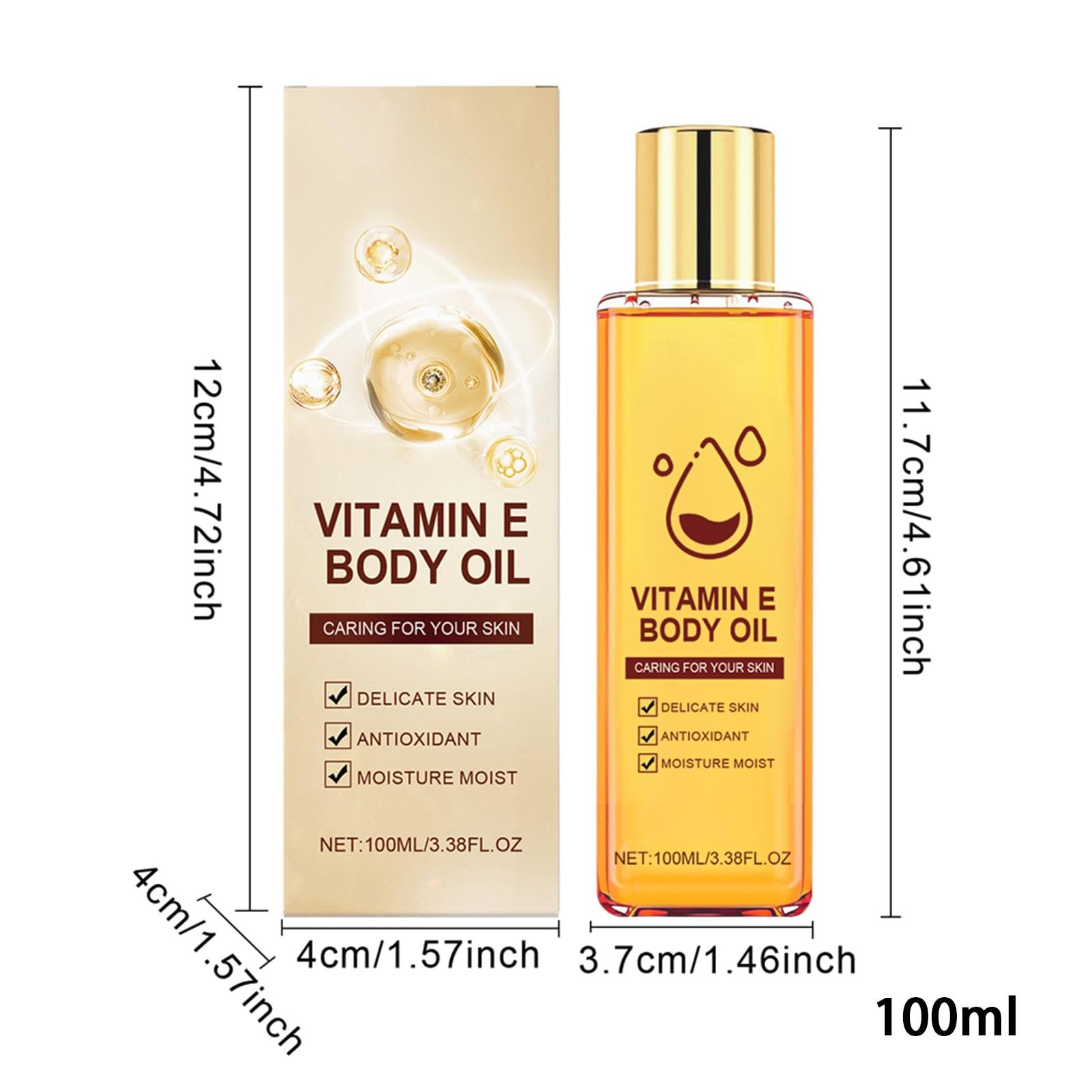 Organic Body & Face Oil - 100ml Natural Moisturizing Skincare for Hydration & Relaxation - Nourishing Oil for Men & Women - Perfect for Daily Skincare Routine & Massage Therapy