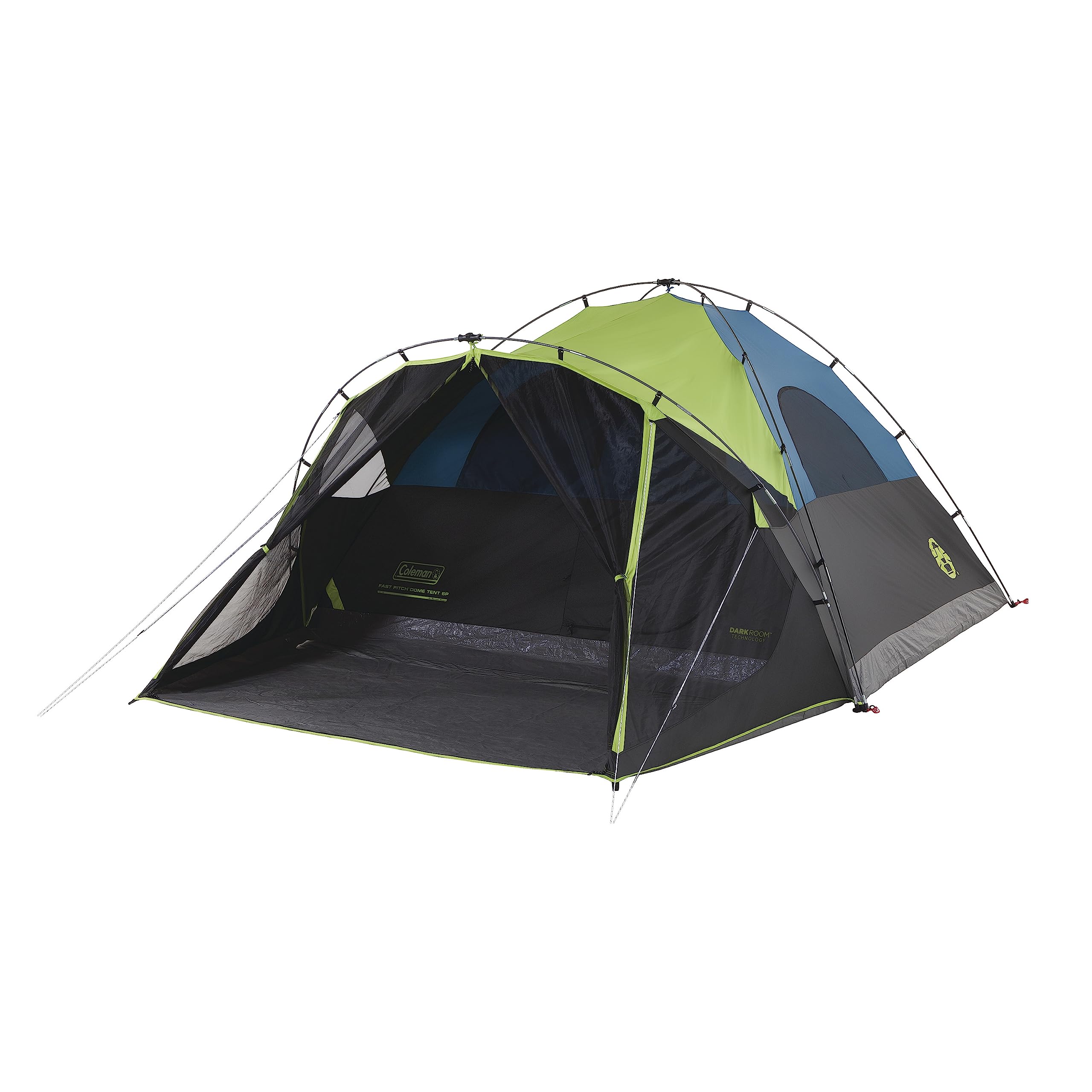 Coleman Camping Tent with DarkRoom Sun Blocking Technology - 4 Person Waterproof Tent for Outdoor Adventures, Hiking & Backpacking | Perfect for Family Camping, Beach Trips & Music Festivals