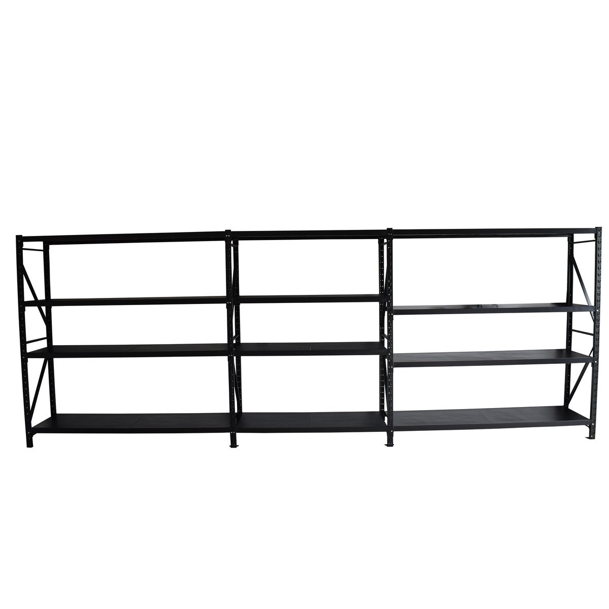 5.5m x 2m x 0.6m Heavy Duty Industrial Shelving Unit - 3000KG Capacity (Width x Height x Depth) for Warehouse Storage and Organization