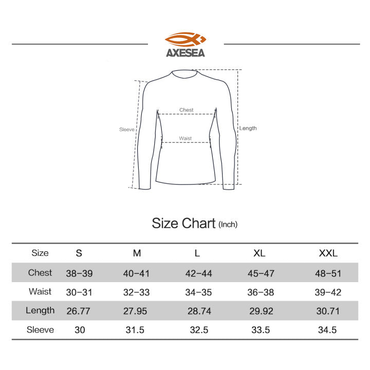Axesea Team Long Sleeve UPF 50+ Sun Protection Rash Guard Shirt for Men & Women - Perfect for Swimming, Surfing, Beach & Outdoor Activities