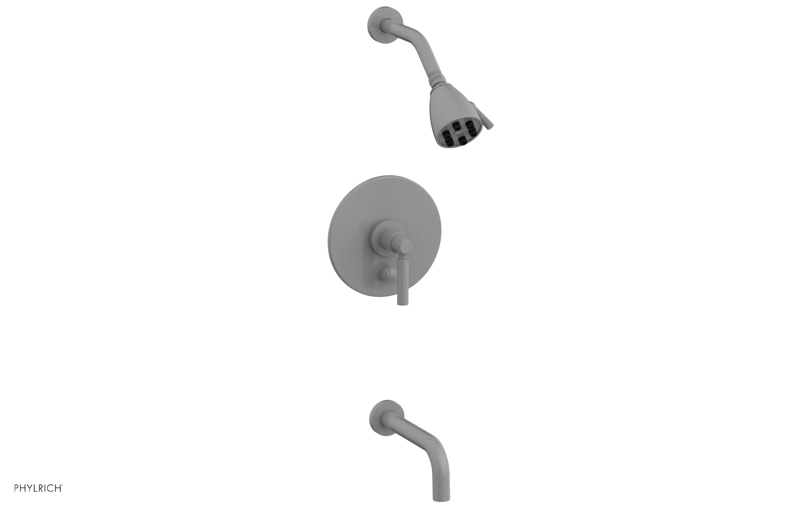 BASIC Pressure Balance Tub and Shower Faucet Set - 7 1/2