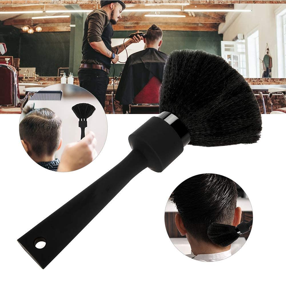 Professional Salon Hair Neck Duster Brush - Extendable Handle Hair Cutting & Styling Brush for Barbers & Hairdressers - Perfect for Salon Hair Cleaning, Sweeping Clippings & Styling Maintenance