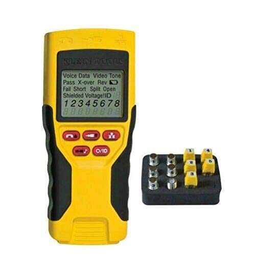 Klein Tools VDV501-814 VDV Scout Cable Tester with Carrying Case - Network Cable Tester for Ethernet, Coaxial, and Telephone Lines - Perfect for IT Professionals and Network Installations