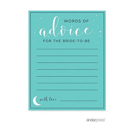 Cards Words of Wisdom for Bride to Be