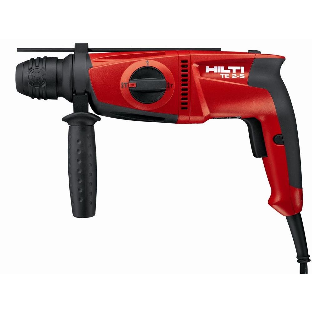 Hilti TE 2-S Rotary Hammer Drill Set with Case - 120V Corded Electric Demolition Hammer for Concrete, Brick & Masonry - Perfect for Construction, Renovation & DIY Projects