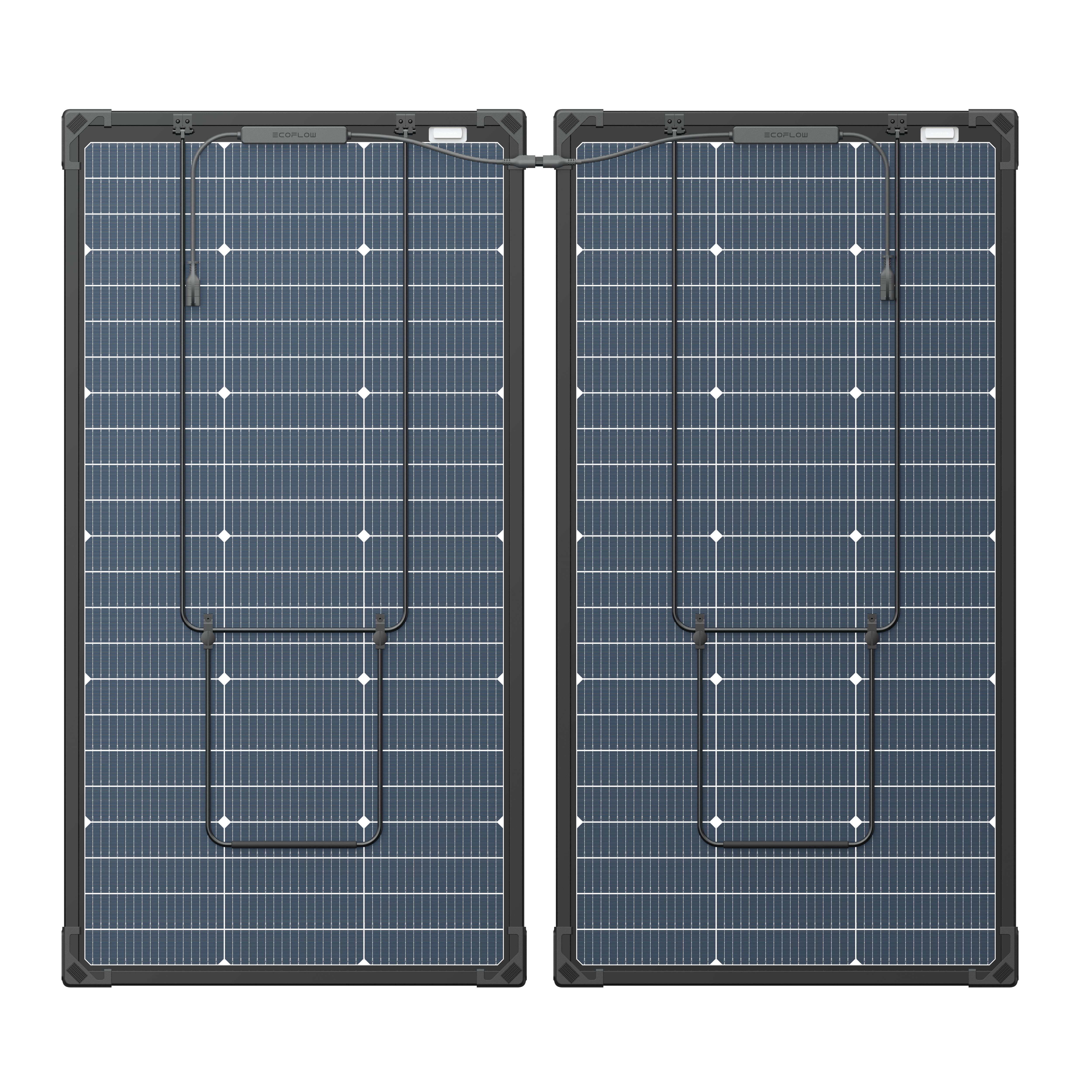 EcoFlow 125W Bifacial Solar Panel Kit - Portable & Modular (125W/250W/500W Options) for Camping, RV, Off-Grid Power & Emergency Backup