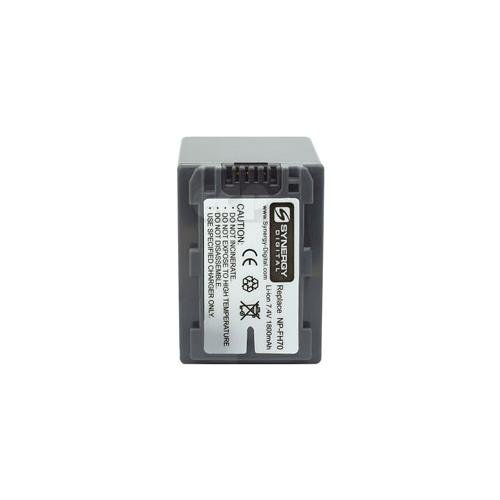 SDNPFH70 Rechargeable Lithium-Ion Camcorder Battery 1800mAh 7.4V - Replacement for Sony NP-FH70 H Series Battery Compatible with Sony DCR-CX7, CX8, DCR-DVD108, DCR-DVD203, DVD308, DVD408, DVD505, DVD508, DVD610, DVD710, DVD810, DVD910, DCR-HC38 - Perfect for Travel Vlogging, Wedding Filming & Outdoor Video Recording