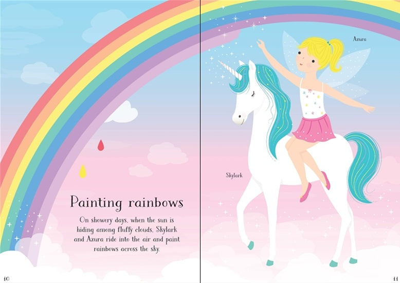 Little Sticker Dolly Dressing Unicorns Activity Book by Fiona Watt - Usborne Softcover Sticker Book for Kids, Girls Creative Play & Party Favors