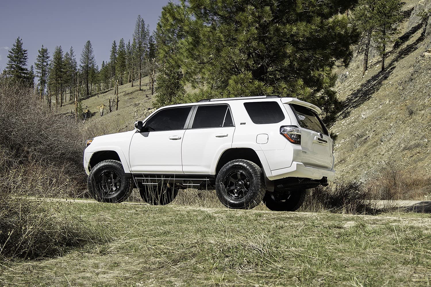 Fuel D766 RUSH Custom Wheel 18x9 -12 Offset 5x127 Bolt Pattern 71.5mm Hub Matte Black Rim for Off-Road Trucks & SUVs - Durable Alloy Wheels Perfect for Trail Riding & Street Performance