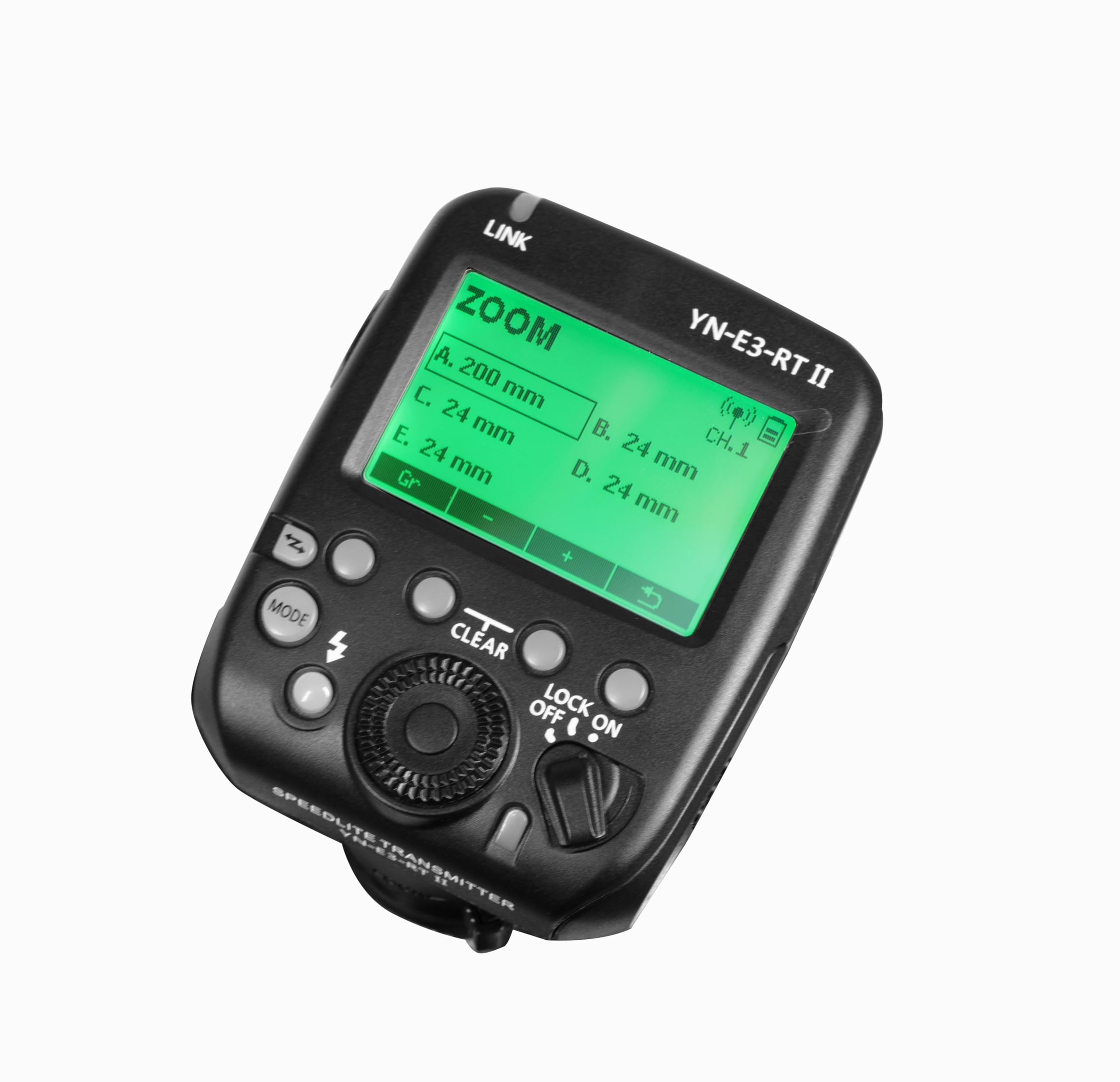 YONGNUO YN-E3-RT II Wireless Flash Trigger & TTL Transmitter for Canon Speedlites - Compatible with ST-E3-RT, 600EX-RT(II), YN968EX-RT, YN600EX-RT(II), YN686EX-RT | Perfect for Studio Photography & Outdoor Flash Shooting