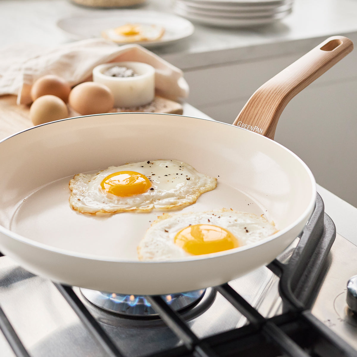 Premium 10-Piece Ceramic Nonstick Cookware Set - Eco-Friendly, Scratch-Resistant, PFOA-Free for Healthy Cooking | Perfect for Frying, Sautéing, Boiling & Everyday Meal Prep