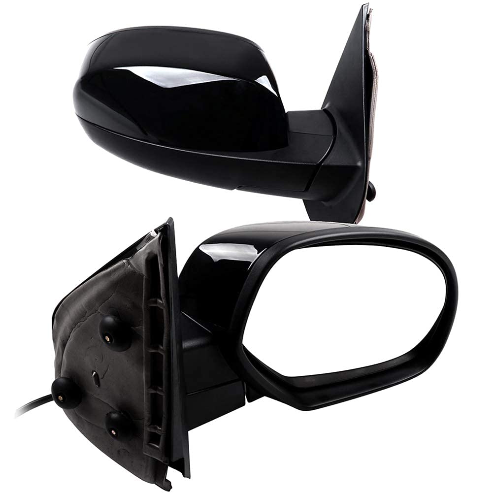 SCITOO Power Heated Side View Mirrors Left & Right Set Compatible with Chevy Silverado & GMC Sierra 2007-2013 Models - Easy Installation, Anti-Glare, All-Weather Use for Safe Driving in Rain & Snow