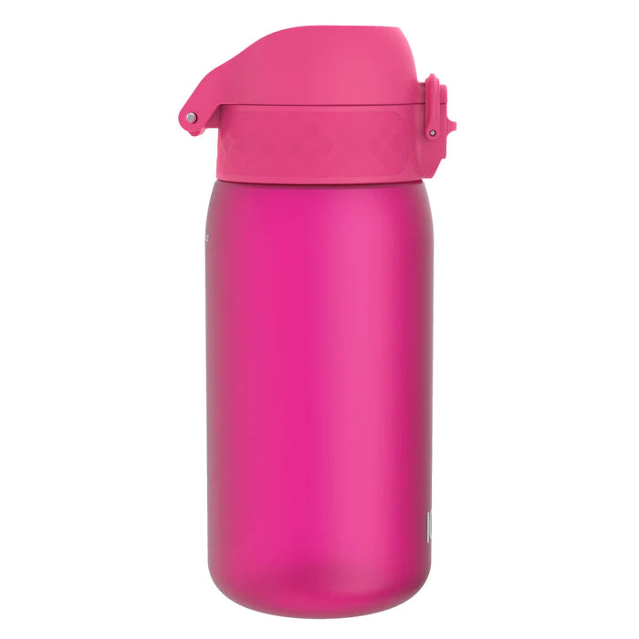 Ion8 Leakproof Water Bottle 350ml (12oz) - BPA Free, Stainless Steel Insulated Water Bottle for Hot & Cold Drinks - Perfect for Gym, Hiking, Travel & Office Use - Pink