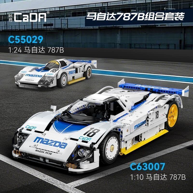 CADA C63007 Mazda 787B 1:10 Scale Model Car - High-Quality Diecast Collectible for Racing Enthusiasts & Display (Perfect for Home/Office Decor & Racing Memorabilia Collection)