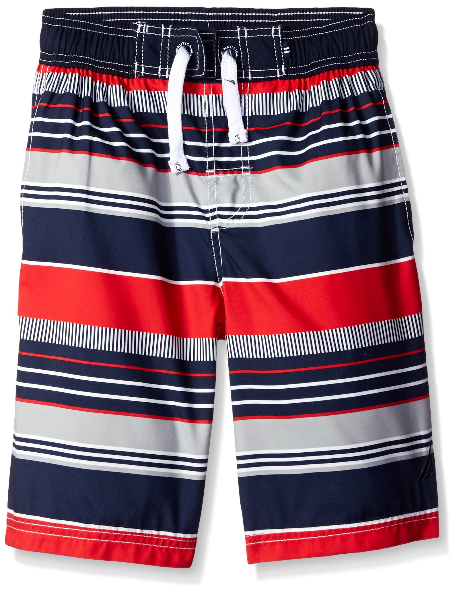 Nautica Boys' Swim Trunks with UPF 50+ Sun Protection - Quick Dry Swim Shorts for Kids Beach, Pool & Water Activities