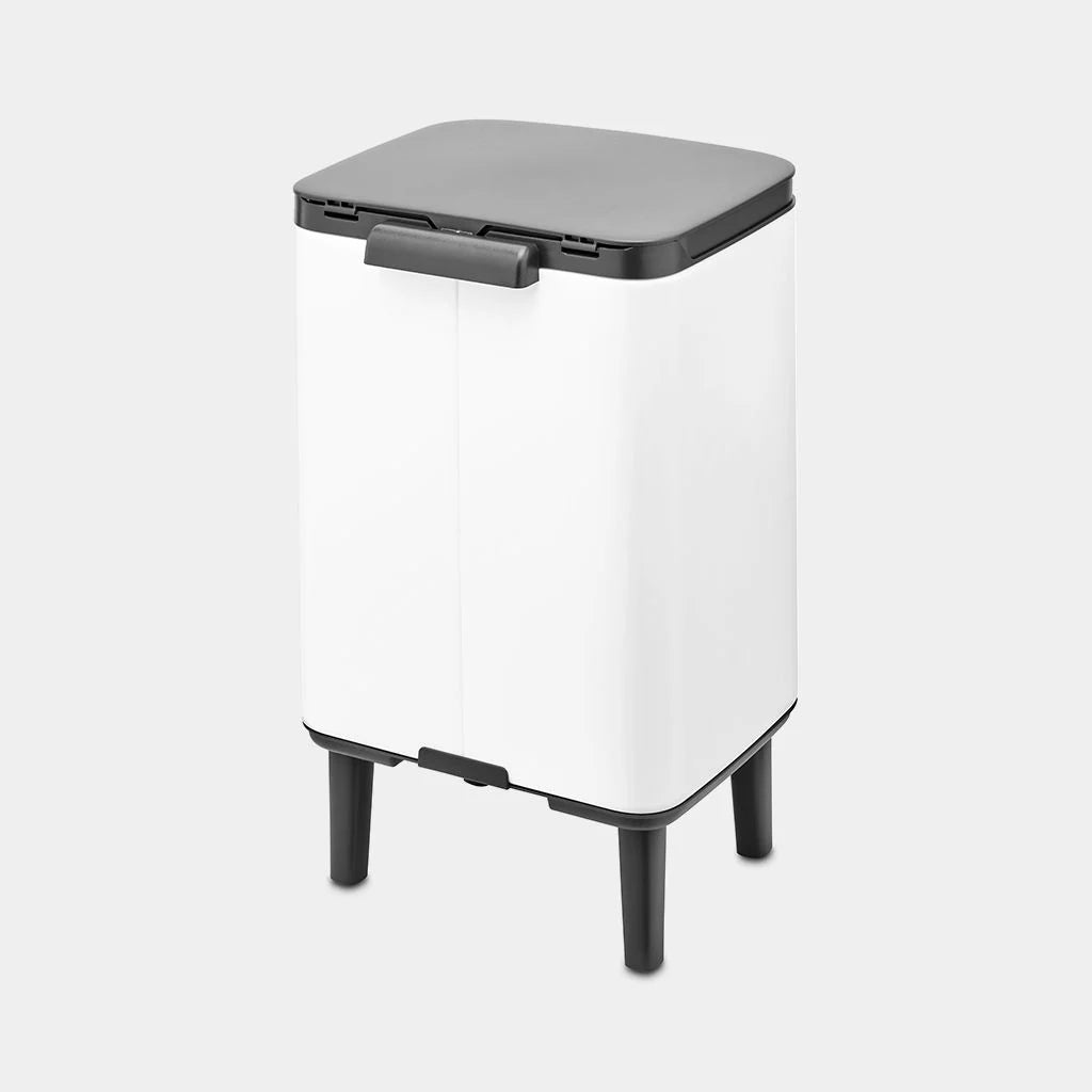 7L Stainless Steel Trash Can with Lid - Modern Kitchen & Office Waste Bin in Various Colors - Perfect for Home, Office, and Bathroom Use
