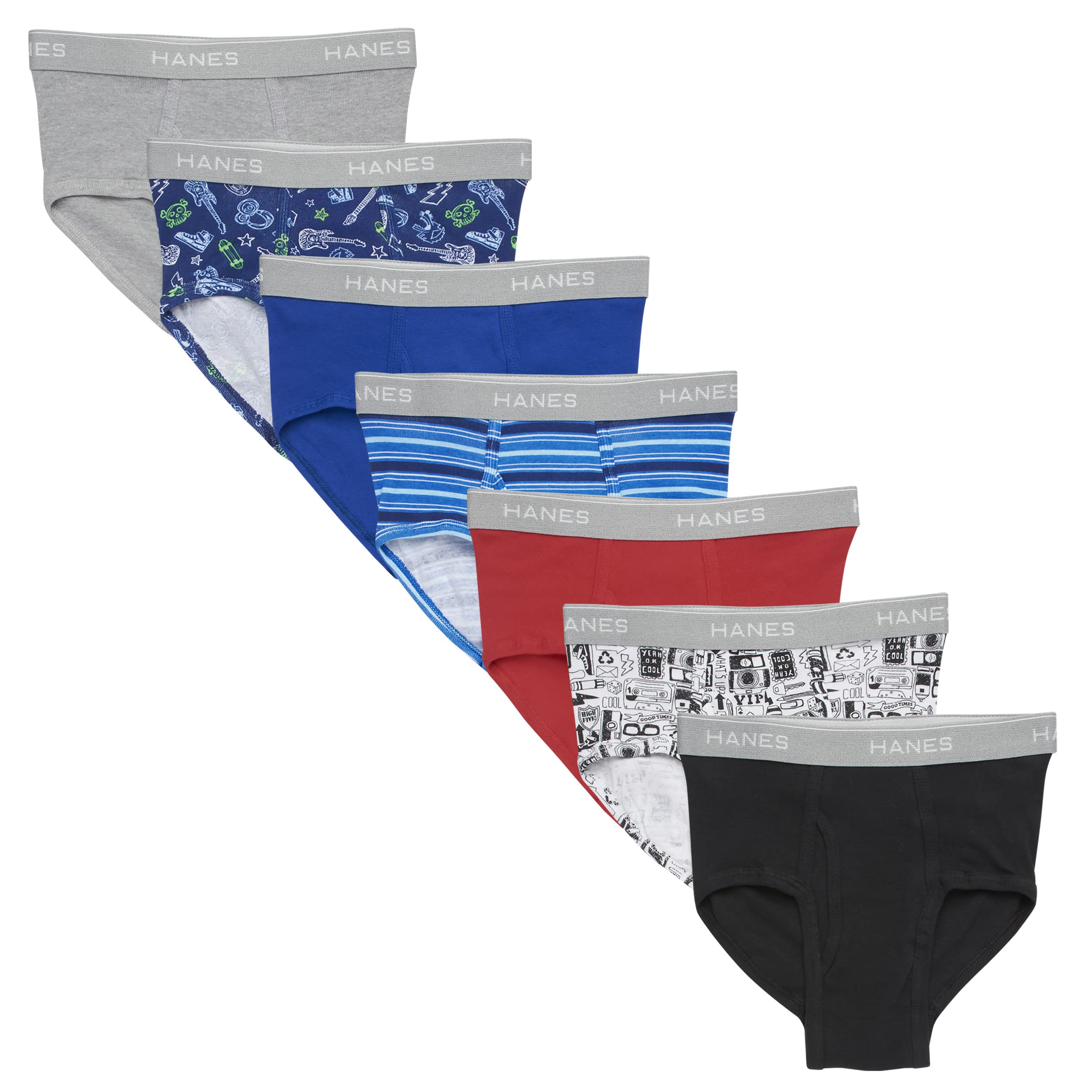 Hanes Boys' Comfort Flex Briefs - Multipack for School & Play