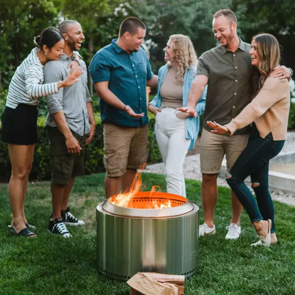 Solo Stove Yukon 2.0 Big Yard Bundle - Smokeless Fire Pit for Outdoor Camping, Backyard, Patio & Bonfire Gatherings