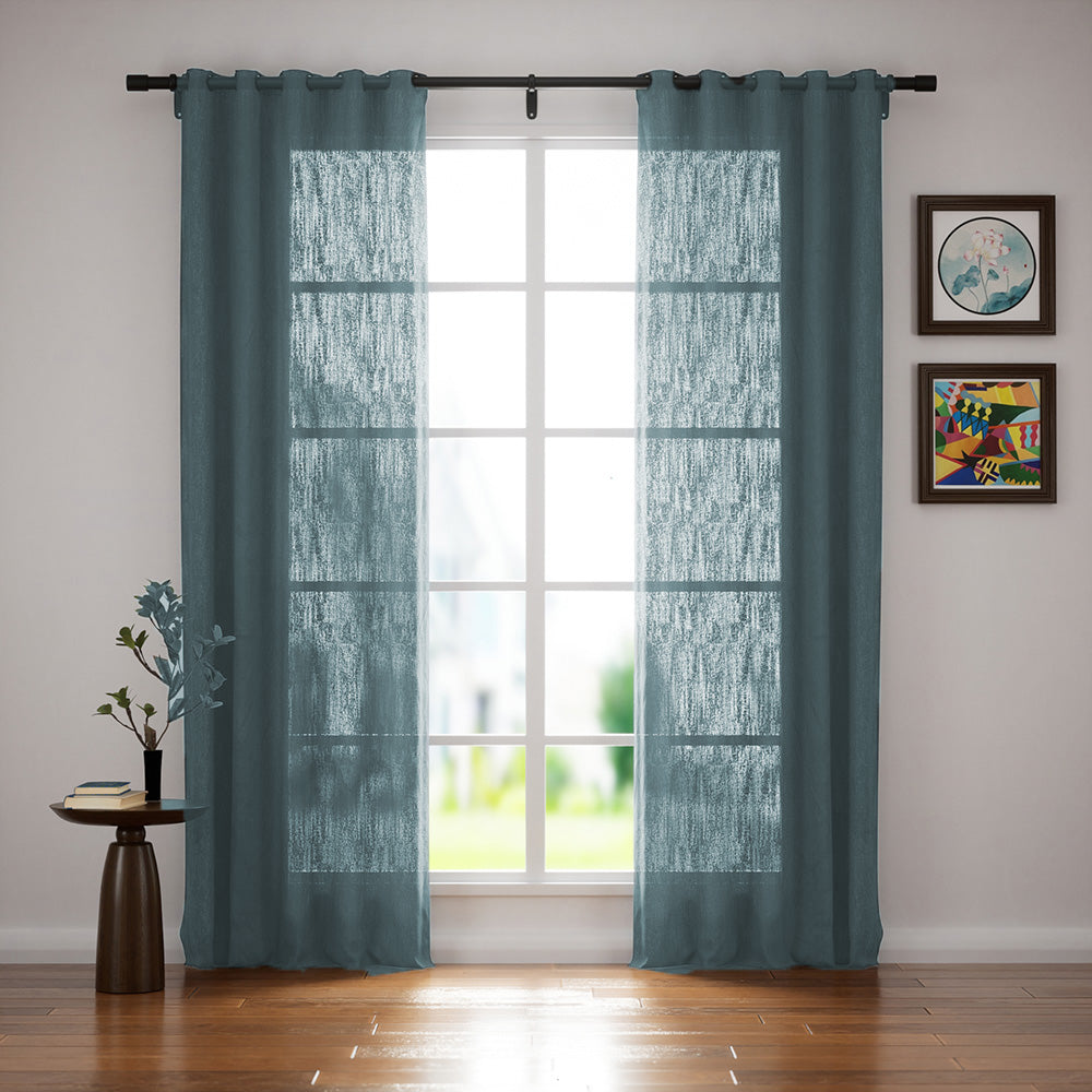 Premium Blackout Curtains - Heavyweight Canvas Linen Drapes with Grommet Top for Elegant Home Decor | Custom Size Available | Perfect for Bedroom, Living Room & Nursery Light Blocking