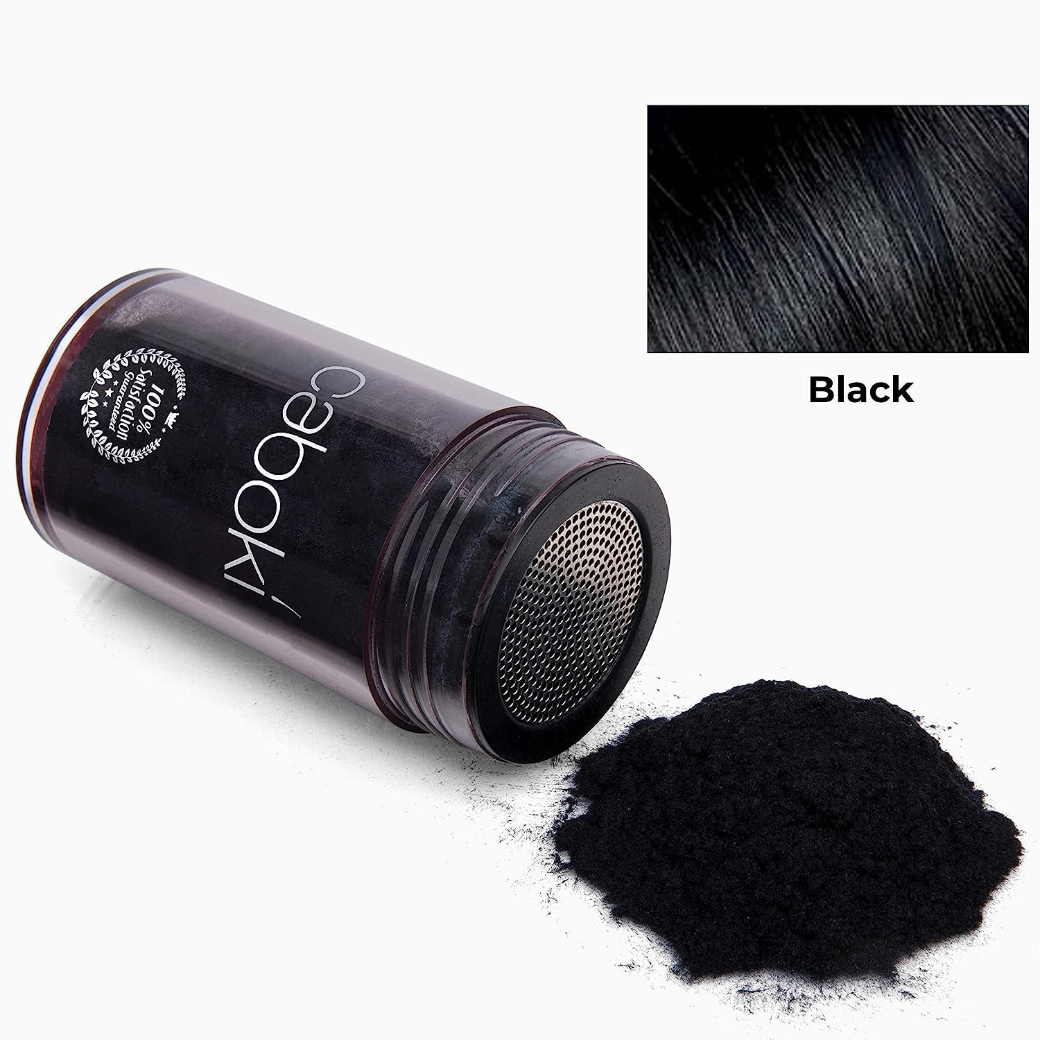 Hair Building Fiber 25g - Black Hair Thickening Fibers for Instant Volume & Coverage | Perfect for Thinning Hair & Bald Spots | Salon-Quality Results at Home