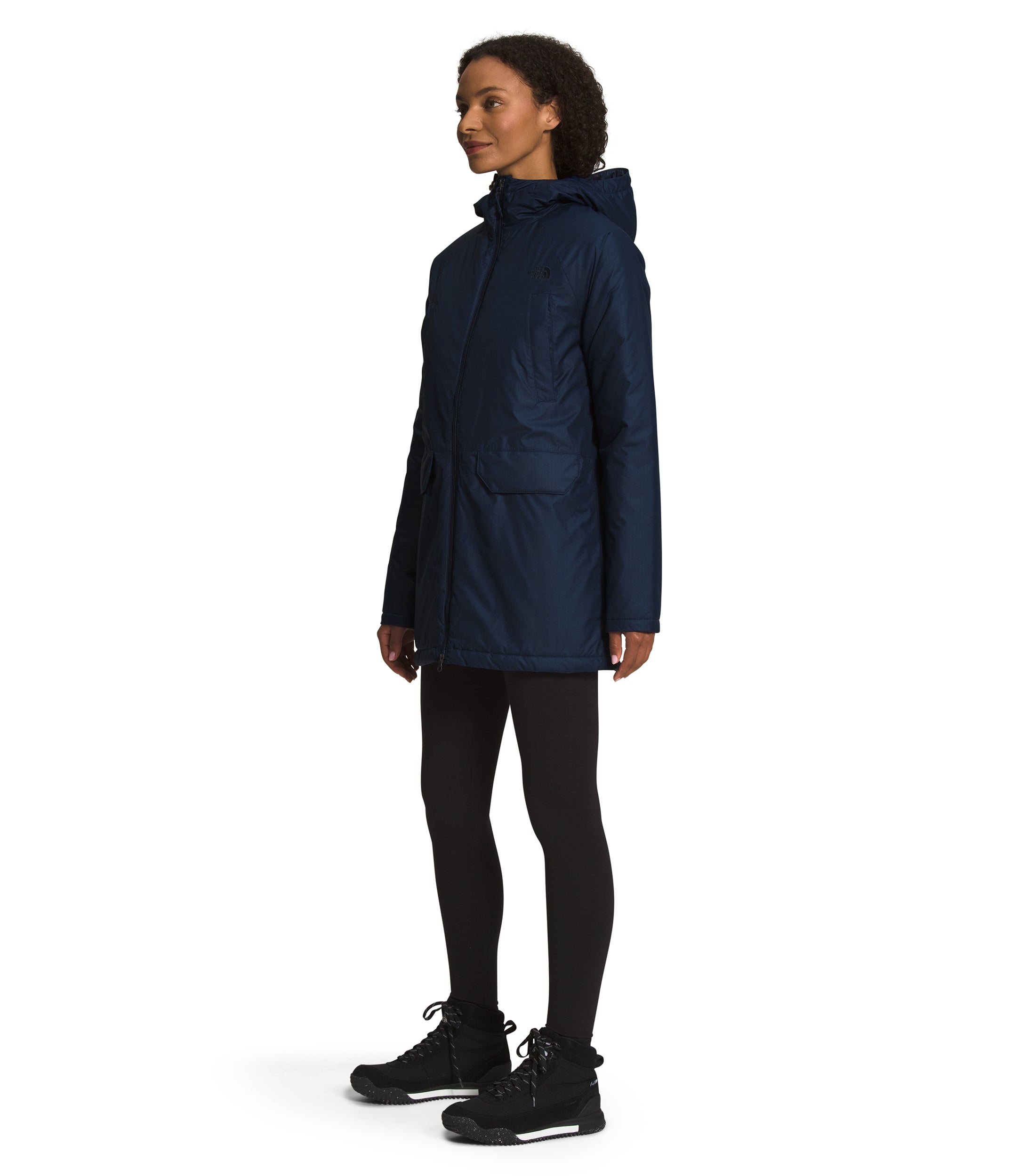 Women's Auburn Hooded Parka Jacket - Winter Warm Waterproof Coat for Outdoor Activities | NF0A7UKE | Perfect for Hiking, Skiing & Cold Weather Fashion