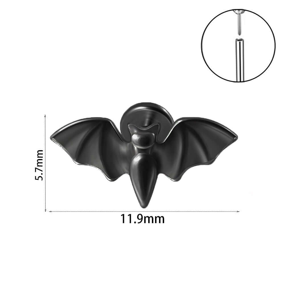 Bat & Spider Stud Earrings for Women | Gothic Halloween Jewelry | DL3011 | Perfect for Costume Parties & Gothic Fashion