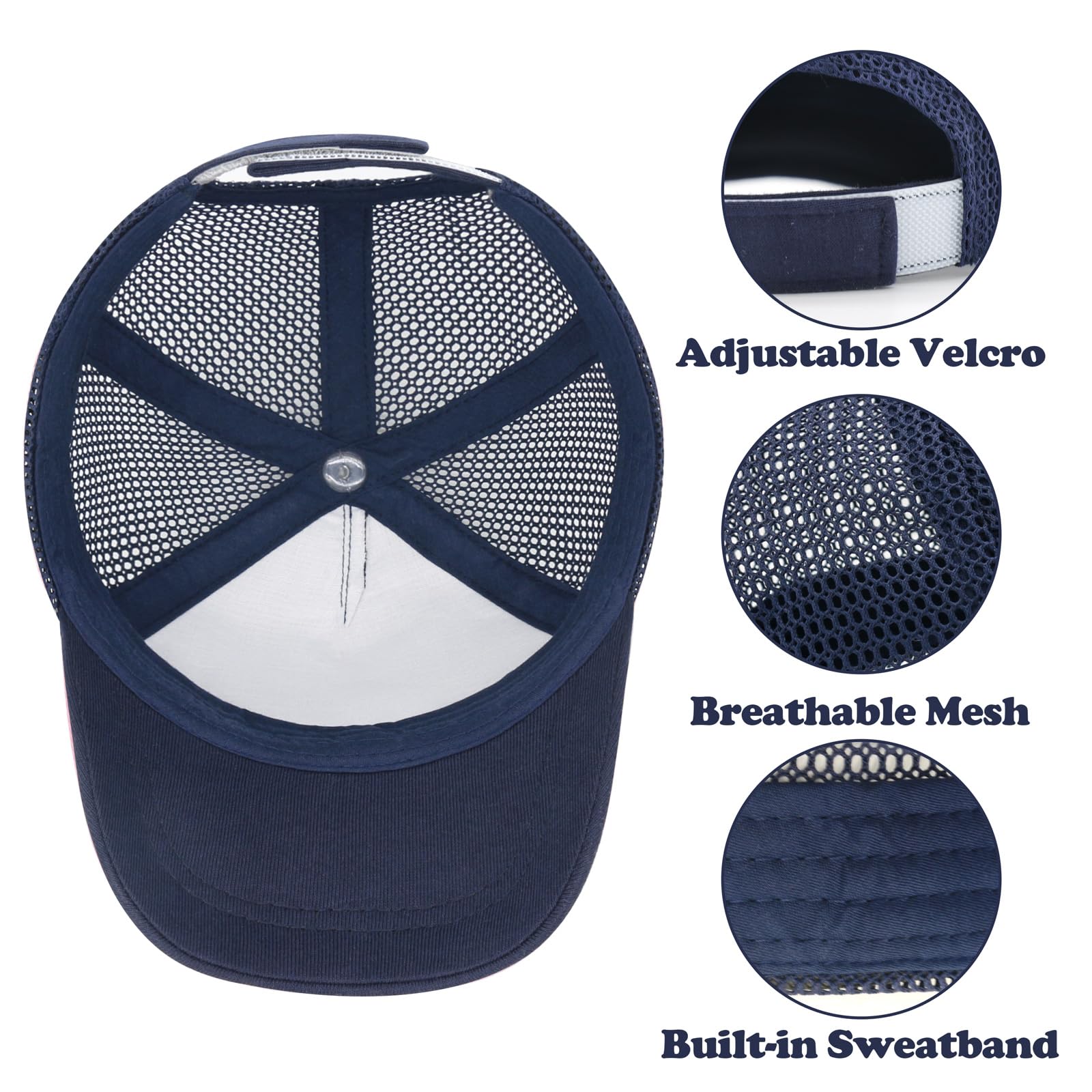 Baby & Toddler Baseball Cap - UPF 50+ Sun Protection Mesh Hat for Infants & Kids | Perfect for Outdoor Play, Beach Trips & Summer Activities