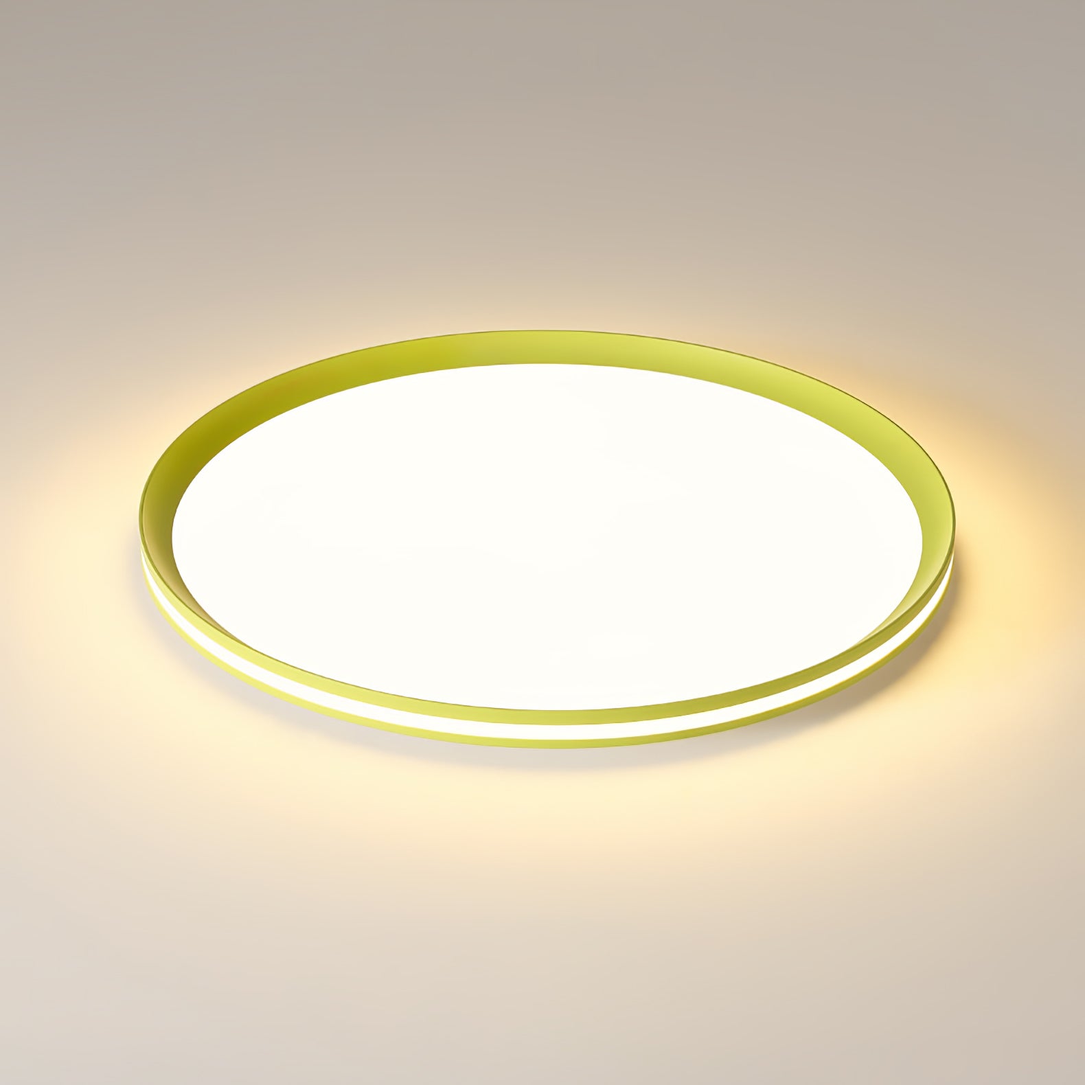Modern Acrylic Circular LED Ceiling Light Fixture - Energy Efficient Dimmable Flush Mount Lighting for Bedroom, Living Room, Kitchen & Office