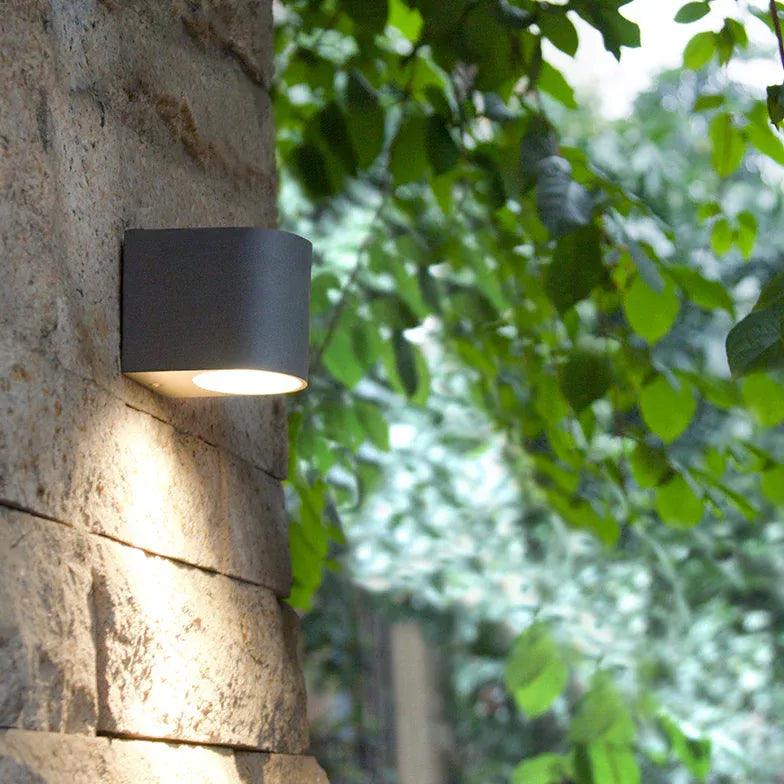 Outdoor LED Downlight - Black Waterproof Recessed Lighting for Patio, Garden, and Deck | Energy Efficient IP65 Rated Exterior Light Fixture