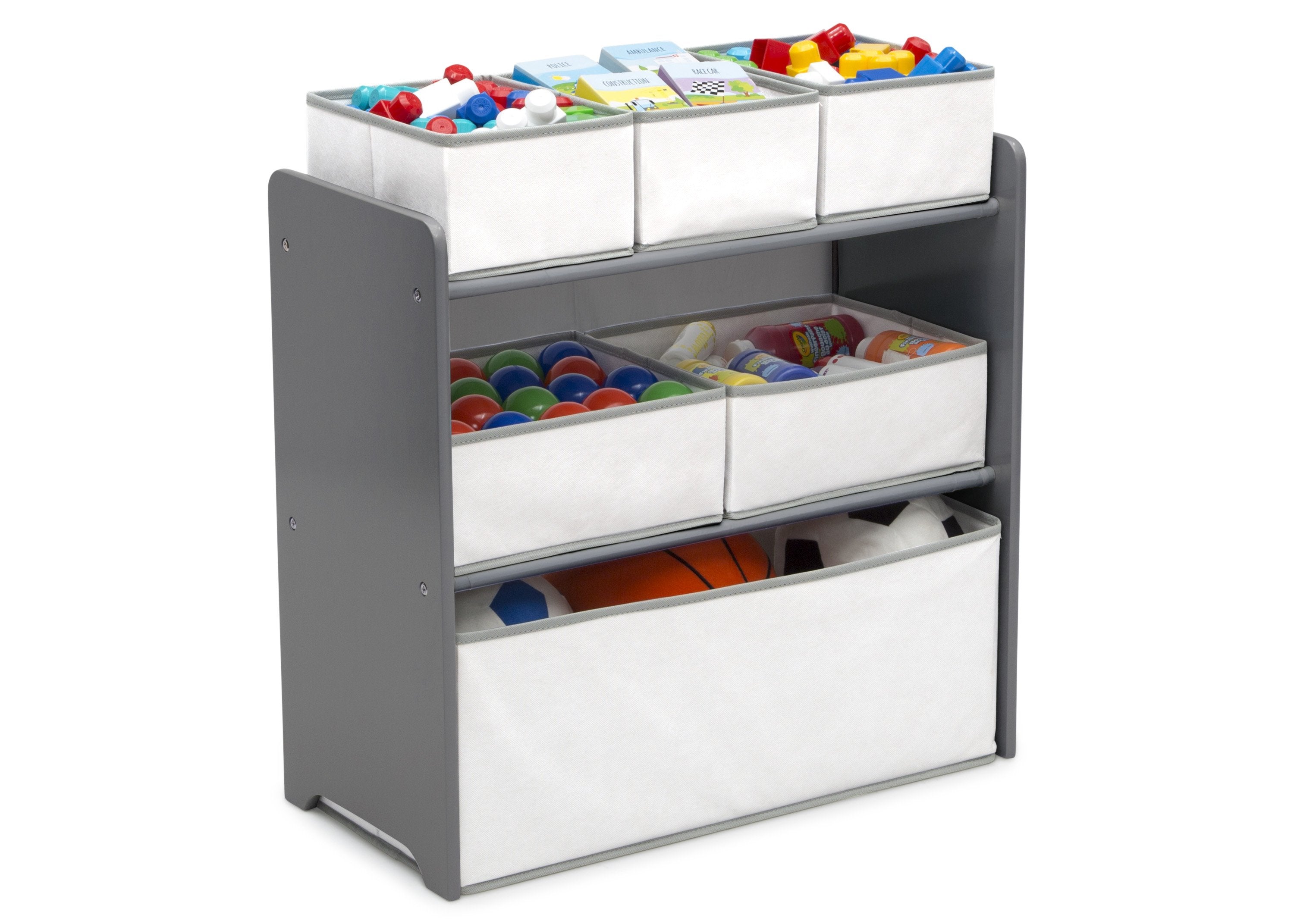 4-Piece Toddler Playroom Set - Soft Foam Play Mat, Storage Bins & Toy Organizer for Kids - Perfect for Playrooms, Daycares & Home Learning Spaces