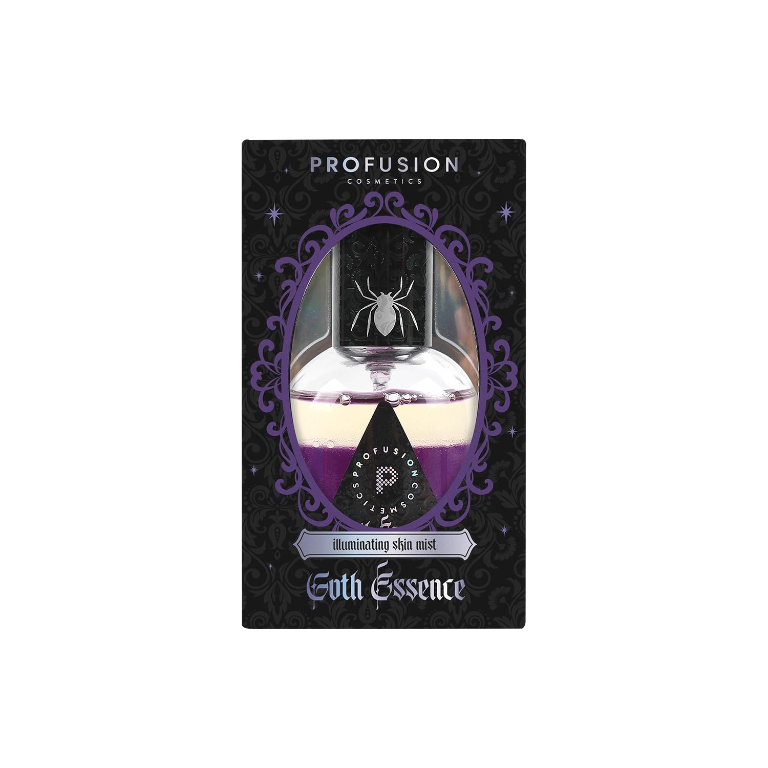 Profusion Cosmetics Gothic Essence Illuminating Face Mist - Hydrating Makeup Setting Spray with Radiant Finish, Vegan & Cruelty-Free - Perfect for Bridal, Photo Shoots & Everyday Glow