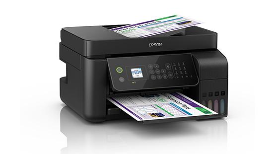 Epson L5190 All-in-One Wireless Ink Tank Printer with ADF - Fast Printing, Scanning & Copying for Home Office & Small Business Use