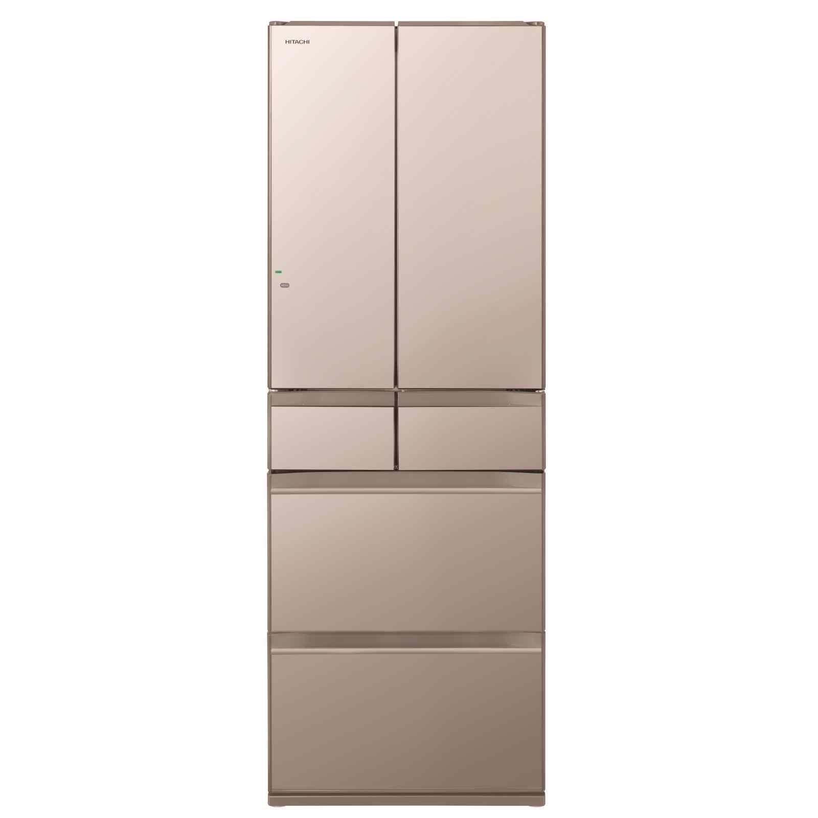 Hitachi 400L Multi Door Refrigerator R-HW530NS-XN - Japanese Made Energy Efficient Fridge for Home & Kitchen - Perfect for Large Families & Entertaining Guests