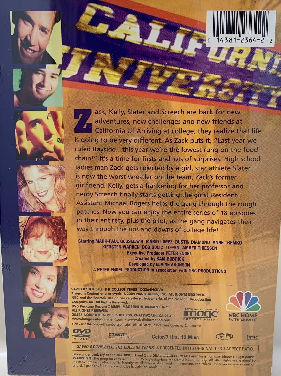 Saved by the Bell: The College Years - Complete Series DVD Box Set | Classic 90s TV Show | Perfect for Nostalgic Viewing & Pop Culture Collectors