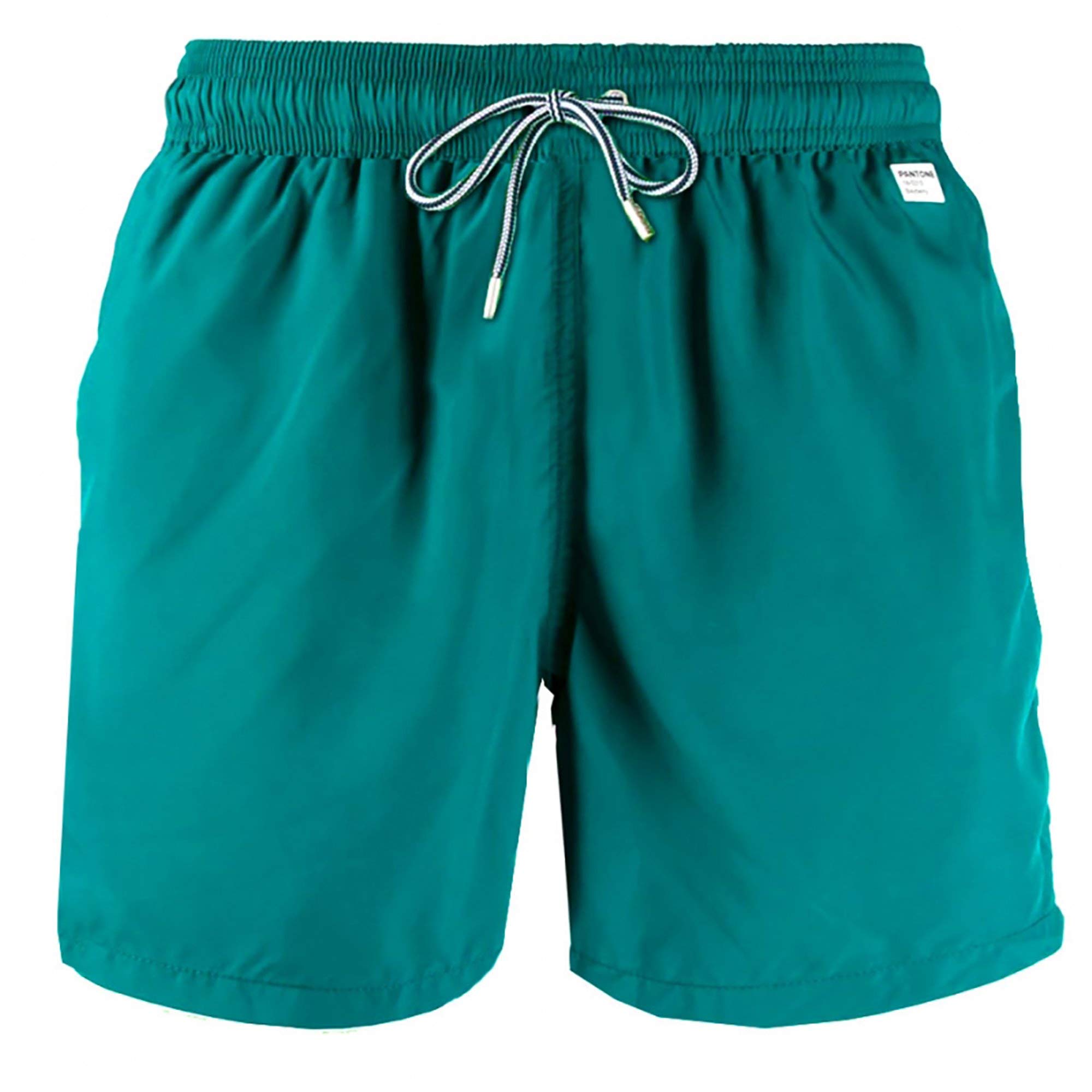 MC2 St. Barth Men's Quick-Dry Swim Shorts - Lightweight Green Fabric Swim Trunks for Beach, Pool & Vacation | UPF 50+ Sun Protection