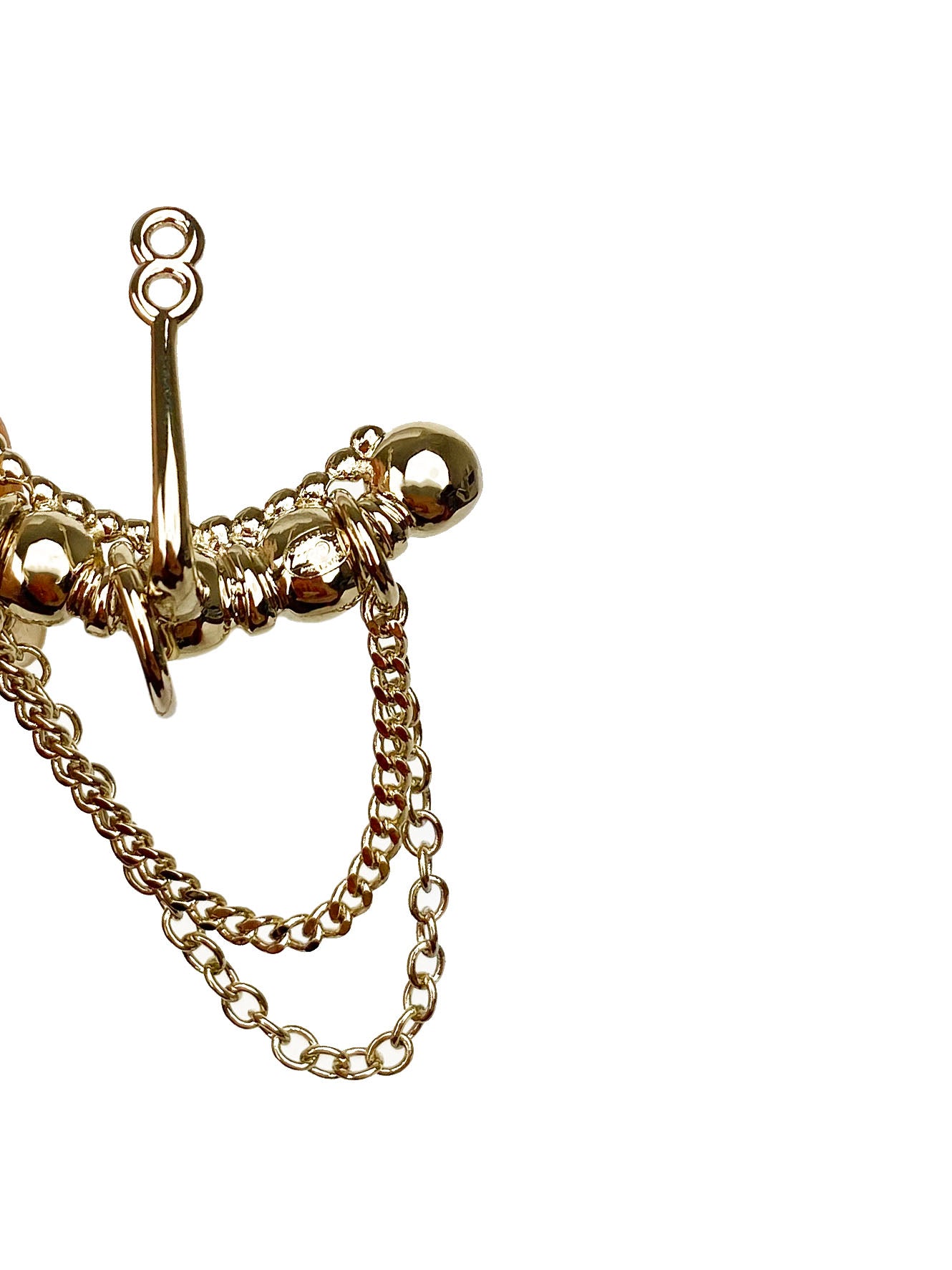 Chanel CC Logo Diamond Cuff Earrings - Luxury Fashion Jewelry for Women, Perfect for Parties, Weddings & Special Occasions