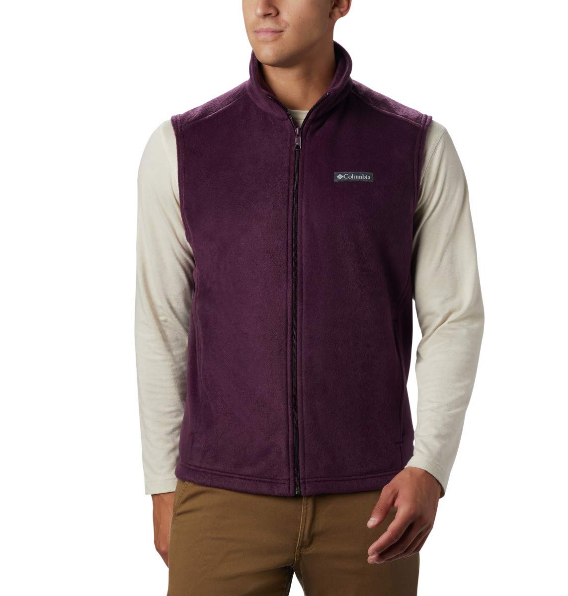 Columbia Men's Steens Mountain Fleece Vest - Lightweight, Warm & Water-Resistant for Outdoor Hiking, Camping & Winter Layering