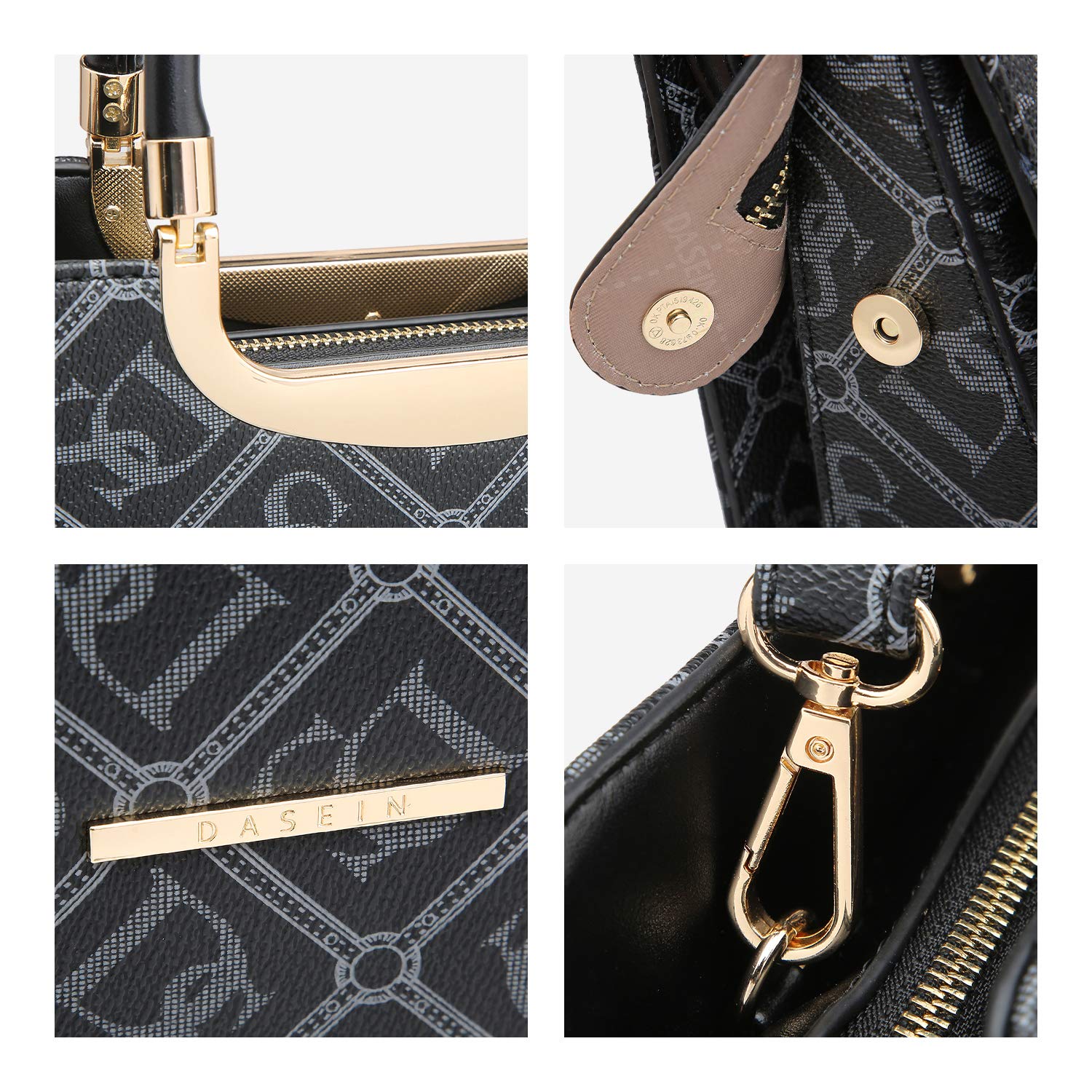 Stylish Women's Top Handle Shoulder Bag Tote Satchel Purse with Matching Wallet - Perfect for Work, Travel & Everyday Use