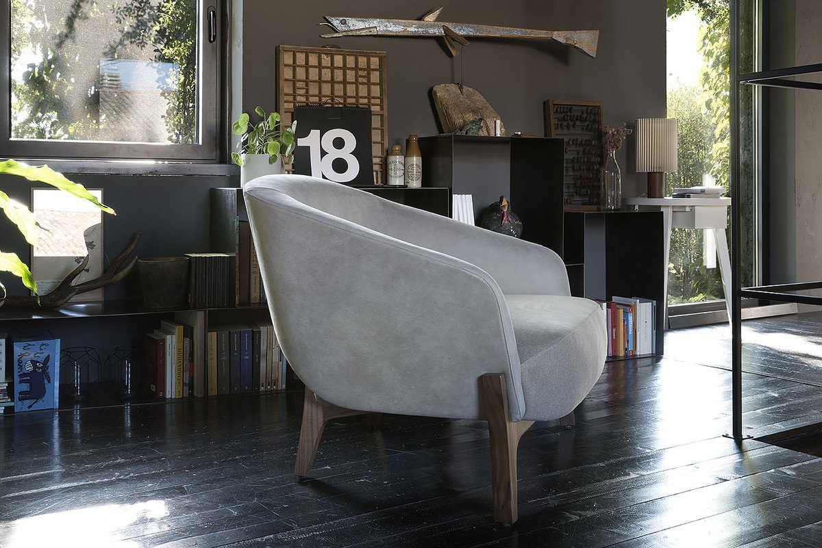 Modern Libra Lounge Chair by Tonon - Ergonomic Design for Living Room, Bedroom & Office - Perfect for Relaxing, Reading & Lounging