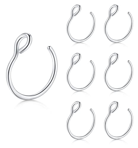 E1-clip hoops-silver