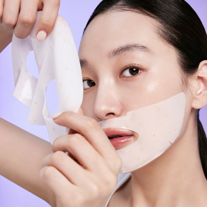 DERMAFIRM Soothing Repair Toning Gel Mask R4 (4 Sheets) - Hydrating & Calming Facial Sheet Mask for Sensitive Skin - Perfect for Post-Sun Care & Daily Skincare Routine