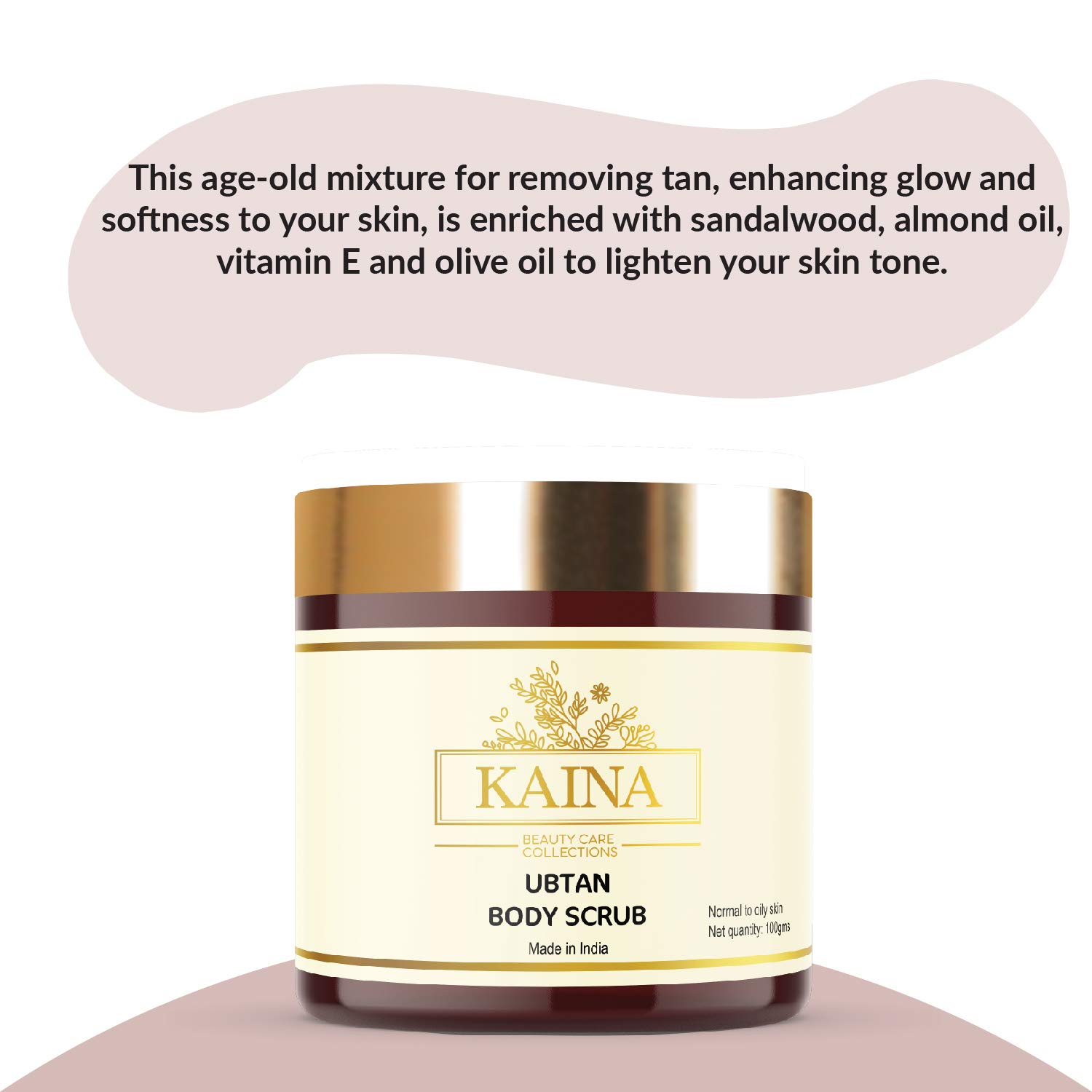 Organic UBTAN Body Polishing Kit for Glowing Skin - Herbal Tan Removal & Deep Moisturizing Scrub, Gel, Mask, Wash & Lotion Set | Perfect for Spa Day & Post-Sun Care