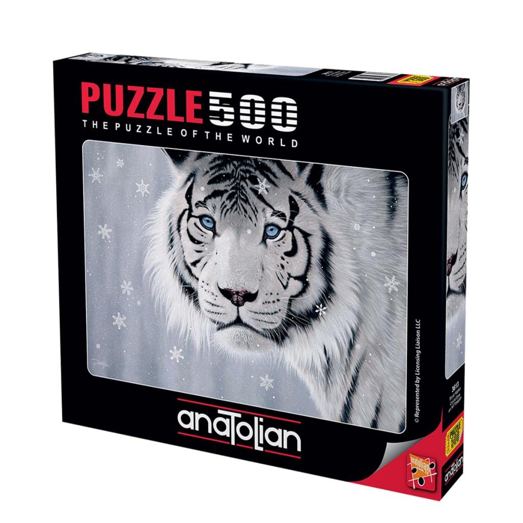 Anatolian Puzzle - Crystal Eyes, 500 Piece Jigsaw Puzzle for Adults & Teens (#3613) | Challenging Art Puzzle for Family Game Night & Relaxation