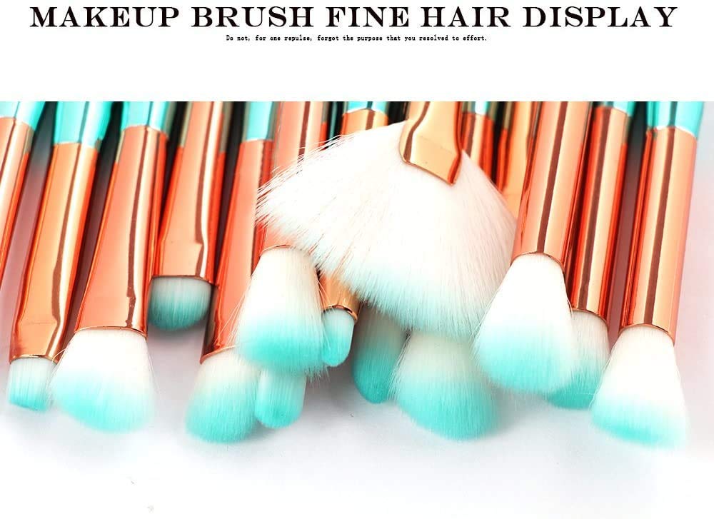 AVTY 10-Piece Professional Makeup Brush Set for Foundation, Blush & Contouring - Perfect for Everyday Makeup & Travel