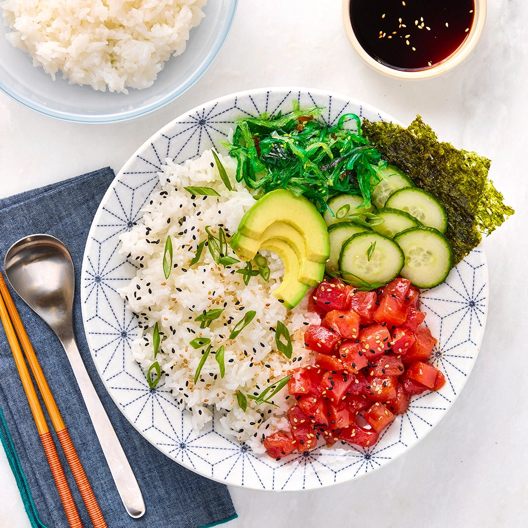 Premium Sushi Rice for Microwave - Quick & Easy Sushi Making at Home - Perfect for Sushi Rolls, Poke Bowls & Japanese Cuisine
