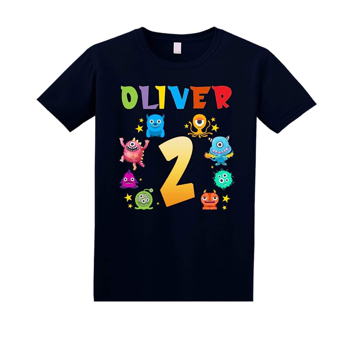 Little Monster Custom T-Shirt | Personalized Monster Birthday Shirt for Kids & Family | Matching Monster Family Shirts for Boys & Girls | Great for Birthday Parties, Family Photos & Themed Events