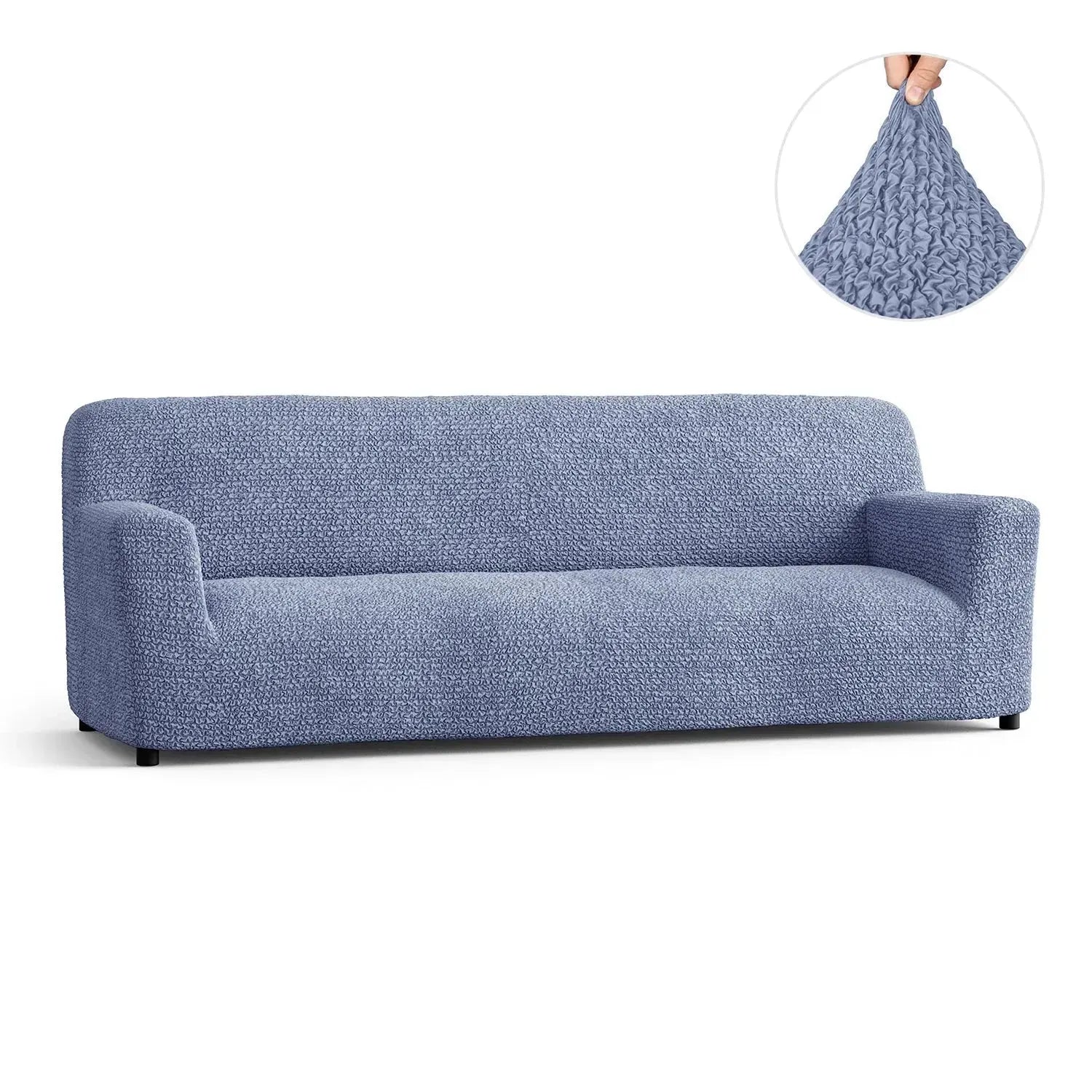 4-Seater Sofa Slipcover - Soft Microfiber Fabric, Stretchable & Washable - Perfect for Living Room, Family Room & Home Decor