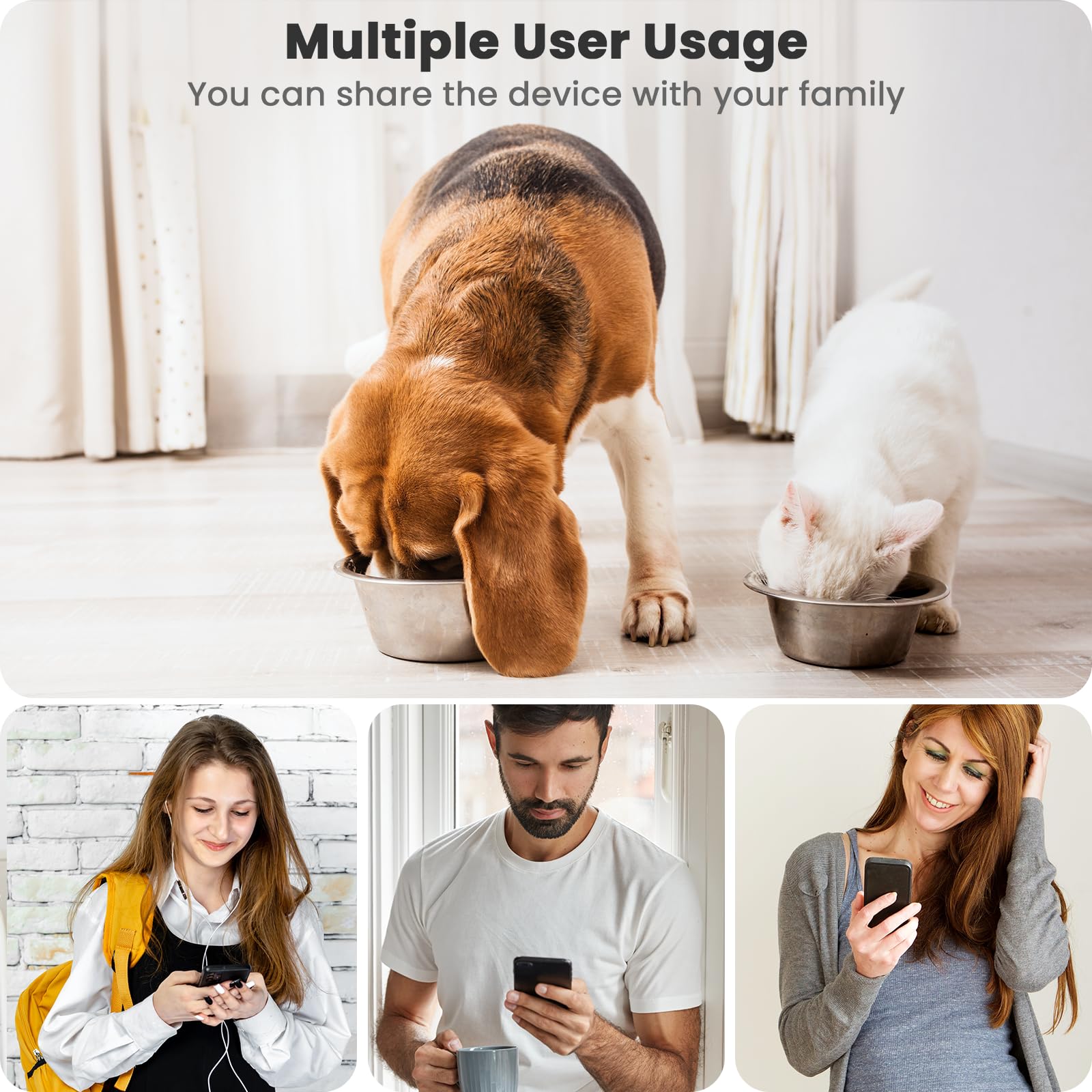 Little Elf 5MP Pet Camera with 360° Motion Tracking - 5GHz/2.4G Dual-Band WiFi Indoor Security Camera, IR Night Vision & 2-Way Audio - Baby Monitor, Pet Camera & Home Surveillance - Works with Alexa - Perfect for Nursery, Living Room & Pet Areas